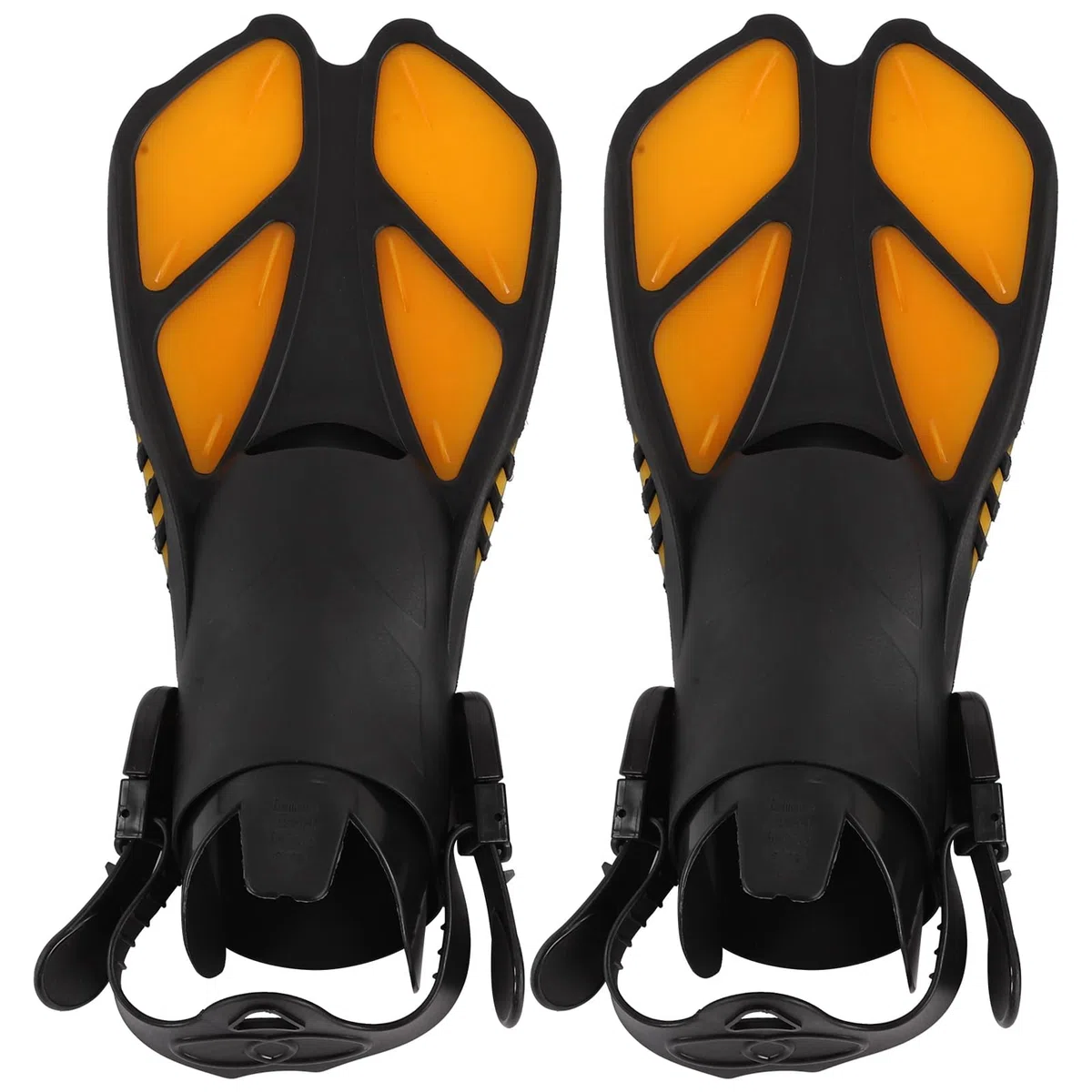 Pinne da snorkeling regolabili Morbide TPR Pinne da immersione lunghe Nuoto Arancione