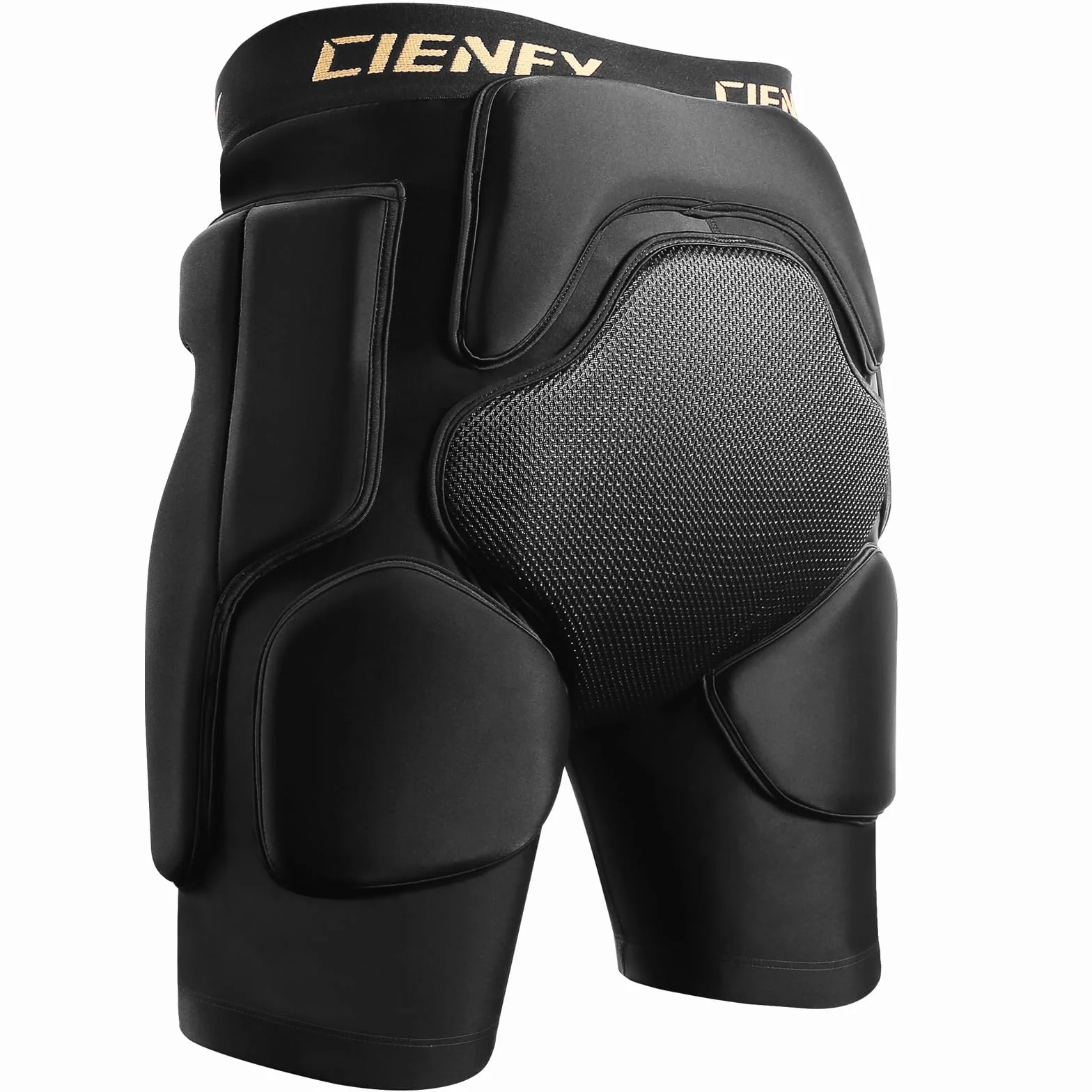 Cienfy Pantaloncini imbottiti protettivi 3D in EVA per sci, pattinaggio, snowboard, skateboard
