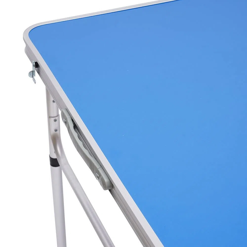 Tavolo pieghevole da tennis per interni ed esterni, con 2 cuscinetti e 3 palline, mini tavolo da ping pong per casa e giardino, 152 x 76 x 76 cm