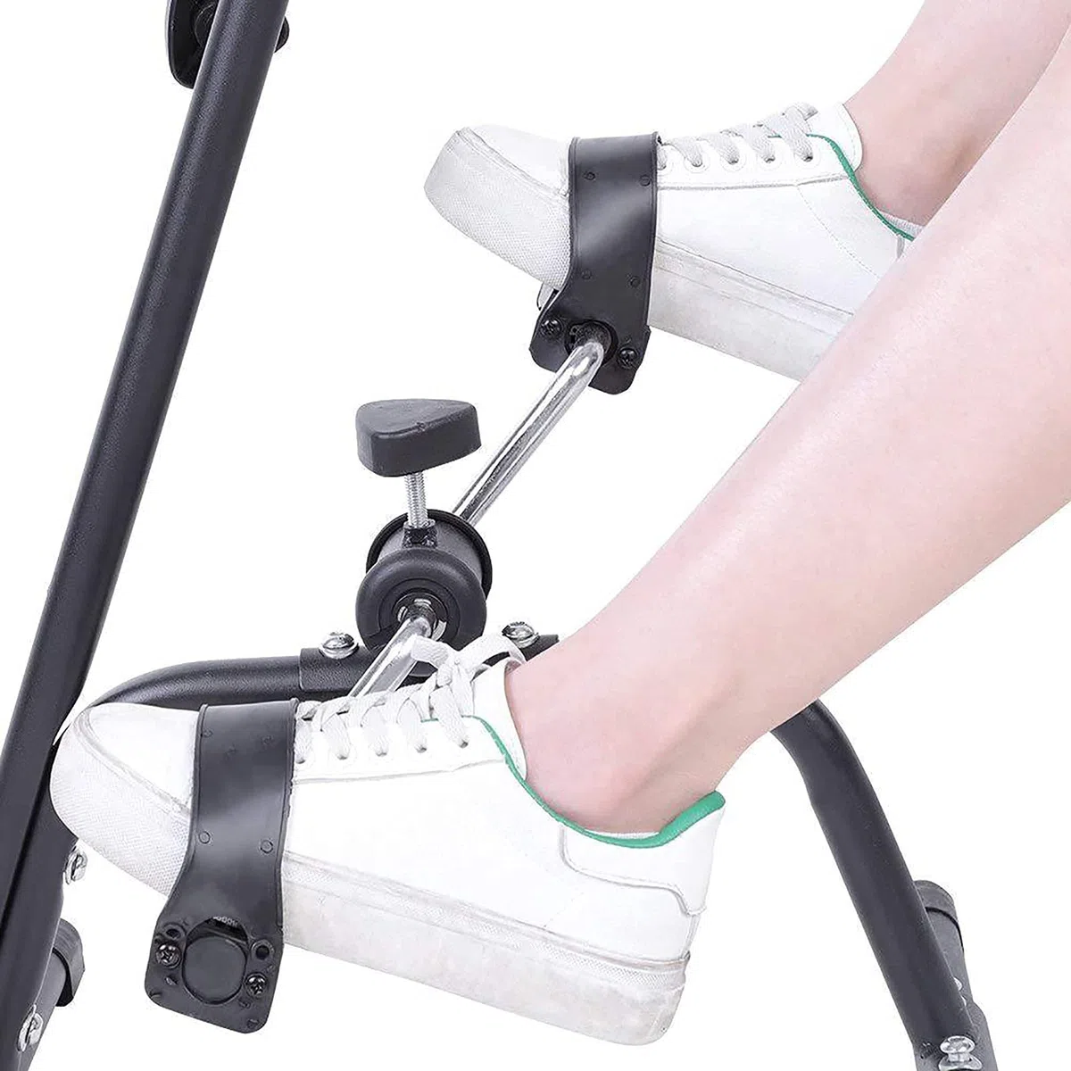Mini Cyclette elettrica da Interno, Tapis roulant Verticale con corrimano per Anziani, Attrezzatura per Esercizi per Mani e Gambe