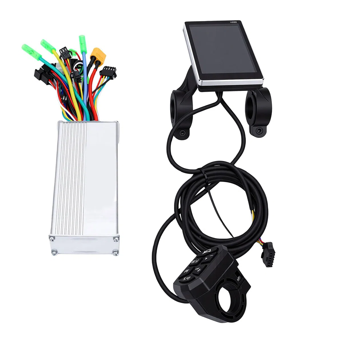 Generic Controller per Bici Elettrica Brushless da 500 W con Display LCD, funzionalità Avanzate e Protezione Intelligente Guida, Perfetto per Pendolari e Appassionati, Design Impermeabile