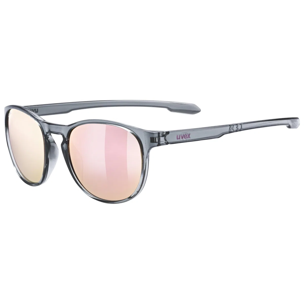 Uvex LGL 53, occhiali da sole Unisex adulto, smoke, one size