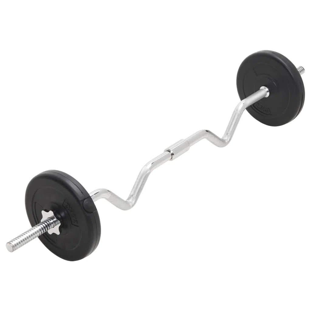 vidaXL Set Bilanciere e Manubri 30 kg