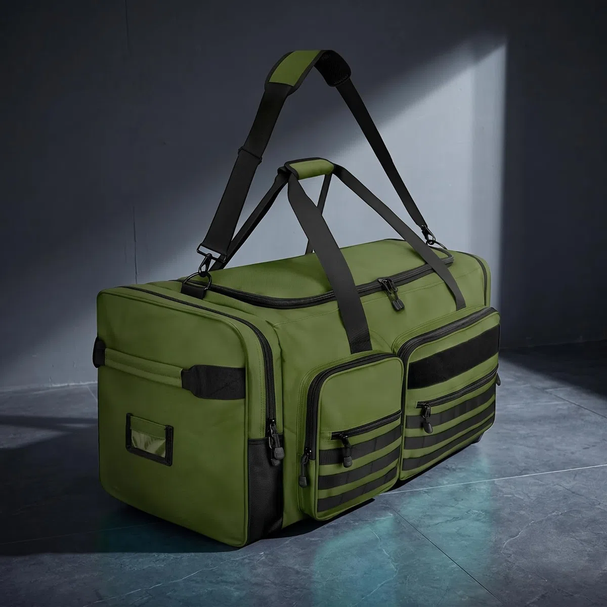 Borsone con Tracolla Regolabile Impermeabile Borsone con Tasche Laterali Multitasche Borsa da Baseball per Allenatori, Viaggio, Allenamento, Partite, Array, Stampa Marmo