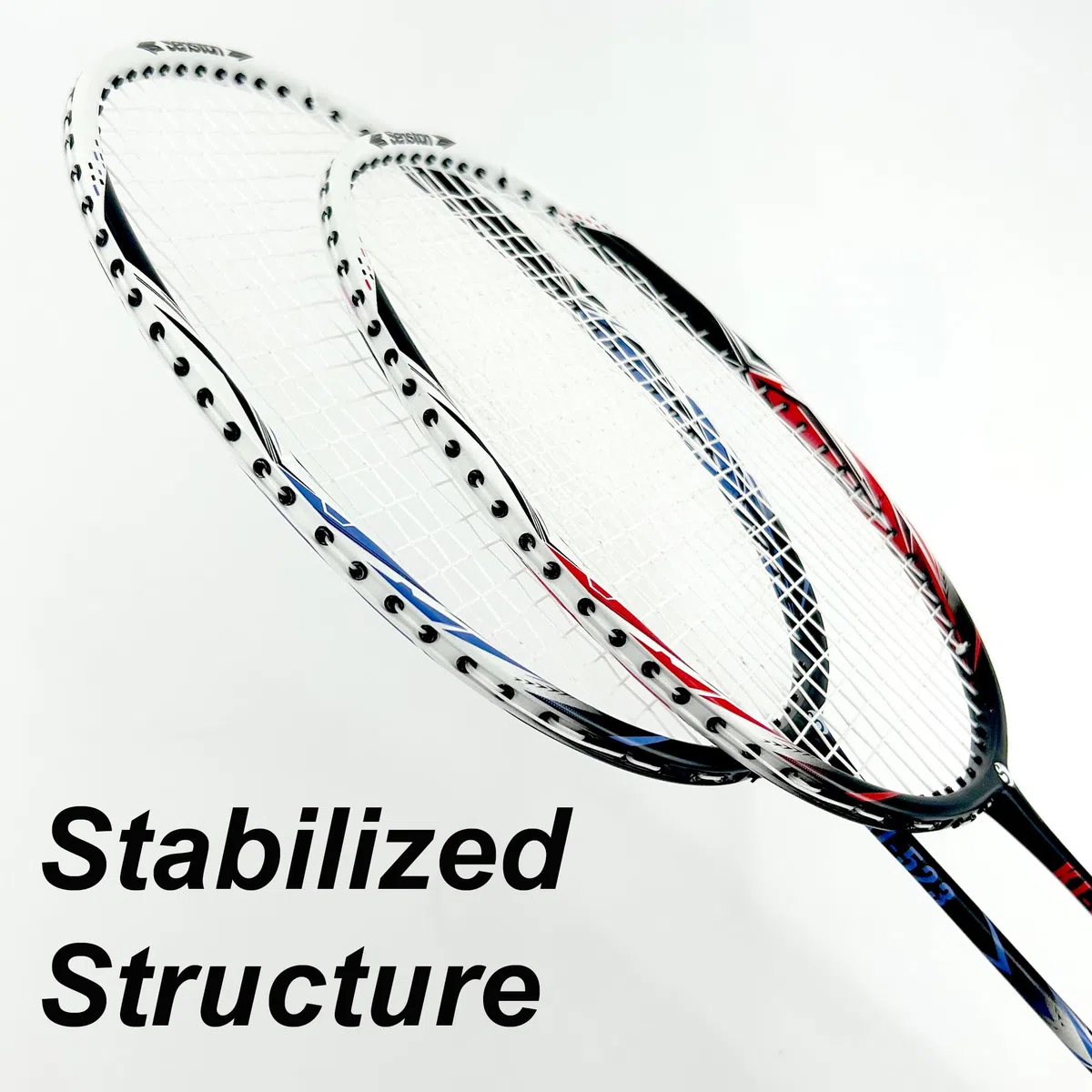 Senston Racchette Badminton in Fibra di Carbonio per Allenamento, Badminton Set con Borsa e 6 Volani in Nylon