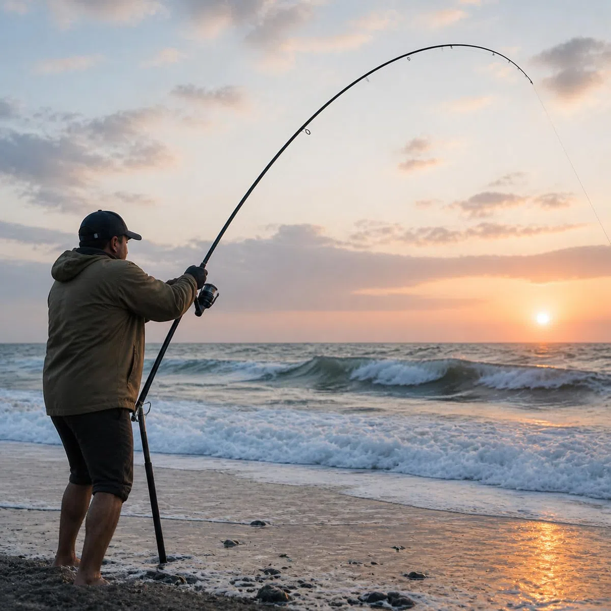 per Canna da Pesca a Esca Composita | Design anti-groviglio, Sezione terminale, Sostituzione punta, Per appassionati mare