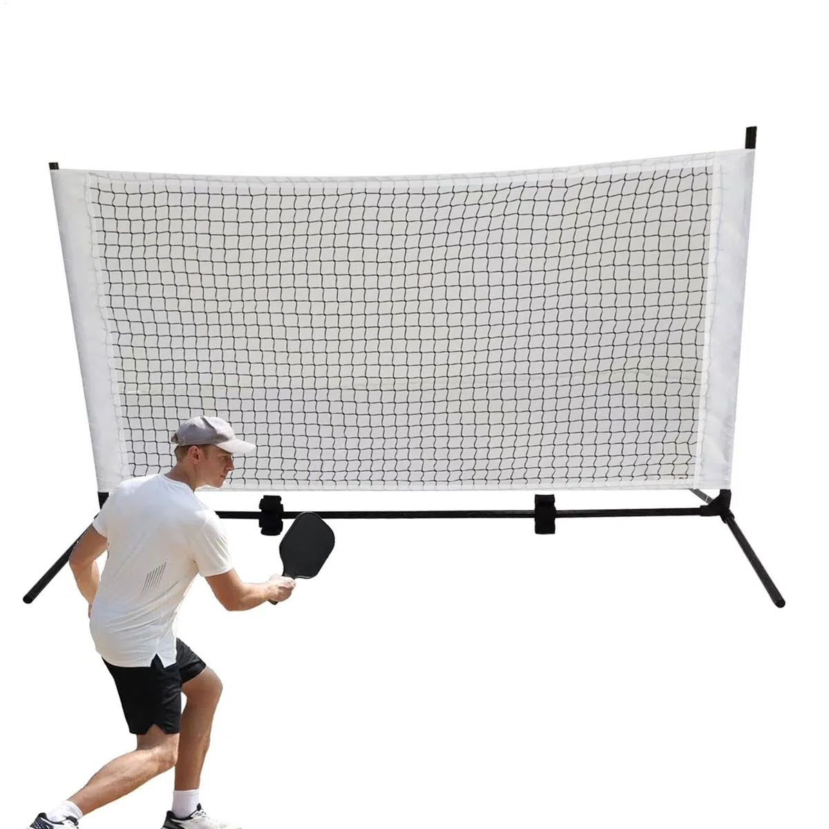 Rete piccola per pickleball, rete per pratica pickleball Rete compatta per | Attrezzatura domestica a installazione rapida, attrezzatura per sottaceti per cortile, , ,