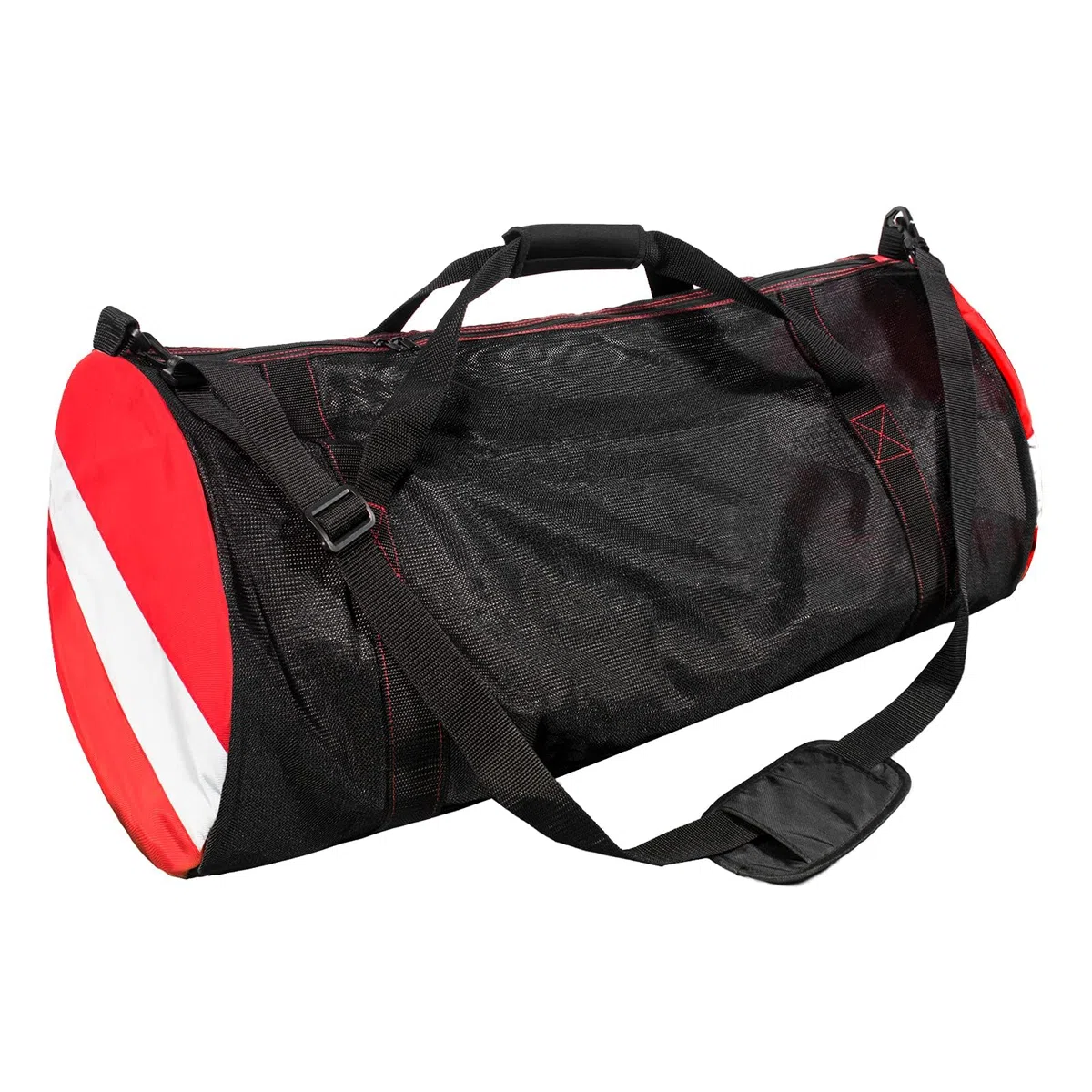 Borsone in rete, grande borsa da immersione in rete con tracolla e mano, borse sportive per immersioni subacquee e attrezzature per snorkeling, nuoto bagnato, viaggi e allenamento in palestra