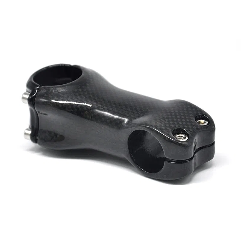 Attacco Manubrio Mtb Stelo da ciclismo 3K Gloss lucido full fibra di carbonio in fibra di carbonio 70-120mm Mtb. Supporto for manubrio for biciclette da strada Stams 6 ° Attacco Manubrio(17 angle x 90