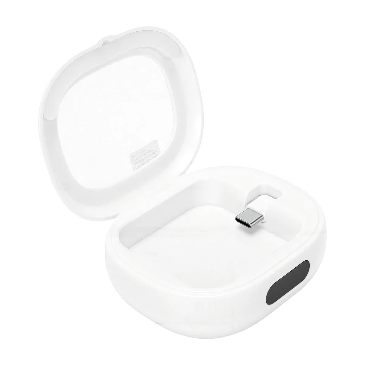 Wakects Custodia di Ricarica Adatta per Ring 3, Custodia Caricabatterie Smart Ring in ABS con Batteria da 2000 MAh, Finestra LED, Protezione Multipla, Stazione di Ricarica da Viaggio per Utenti Gen