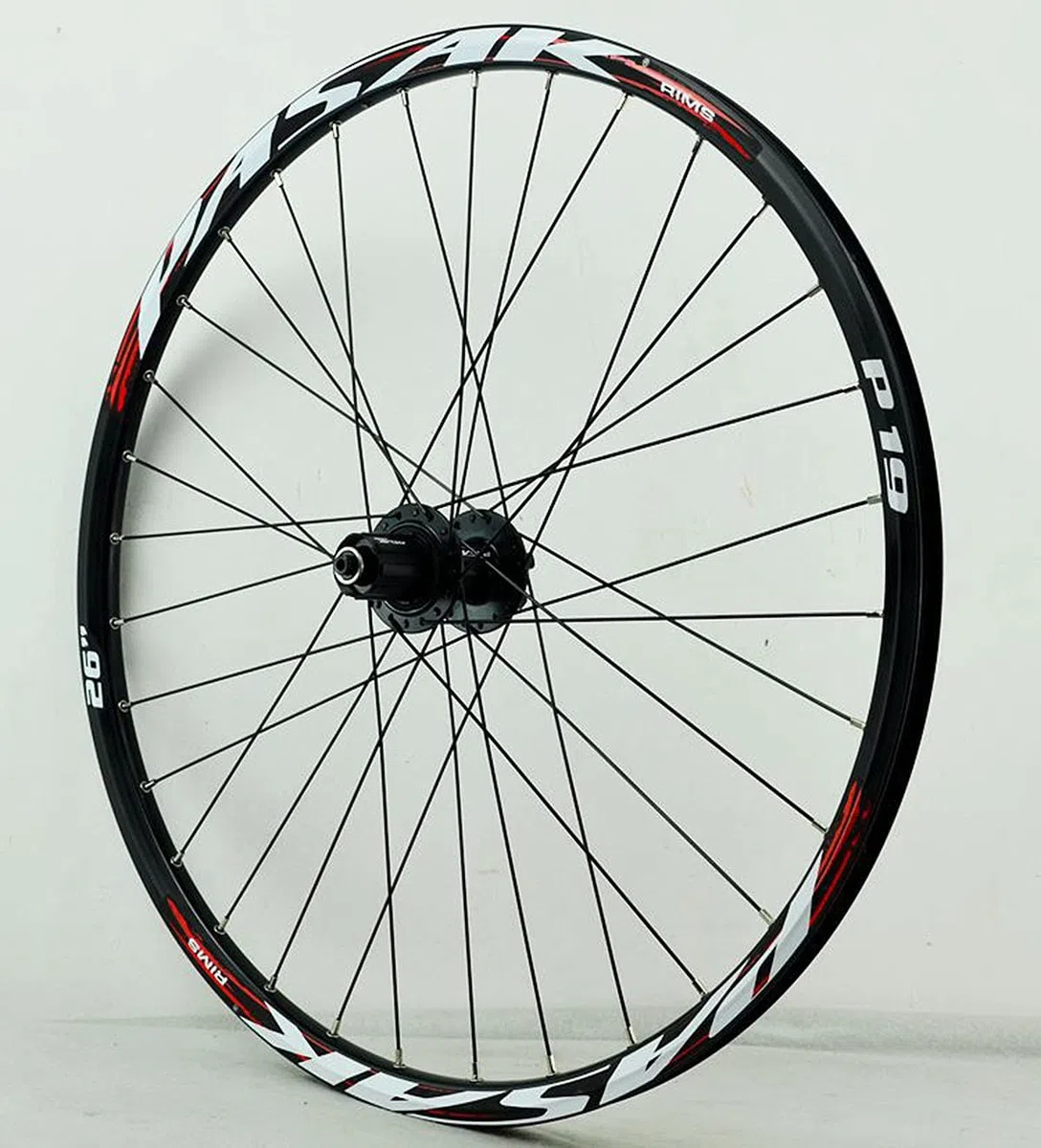 TUJISEK MTB Ruote per Bicicletta 26 27,5 29 Pollici Ruota per Mountain Bike Doppio Muro Cerchio in Lega Rilascio Rapido 7-12 velocità Cassetta Ruota Libera Freno A Disco 32H(Red 1,27.5in)