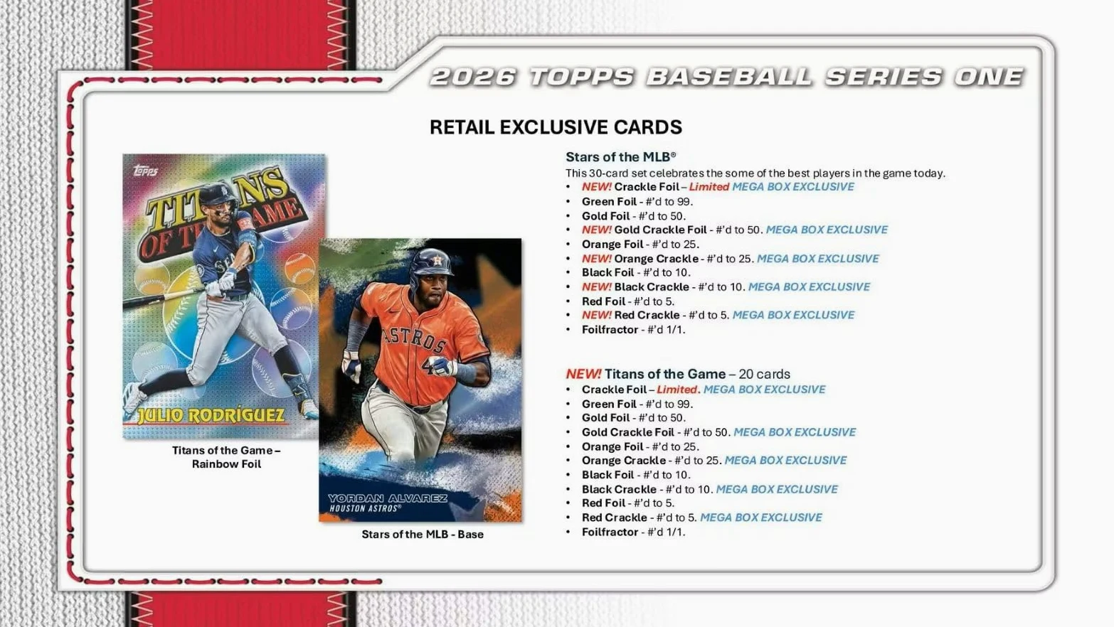 2026 Topps Baseball Serie 1 Value Blaster Box