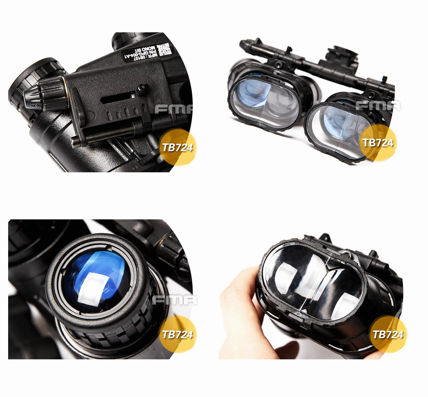 FMA Airsoft Caccia Tattico GPNVG 18 Visione Notturna Occhiali DUMMY NVG Modello Nessuna Funzione