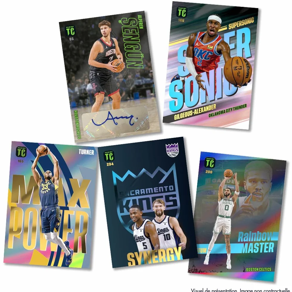 Boîte stickers - PANINI - NBA Top Class Autographs 2023-2024 - Contient 24 pochettes de 8 cartes