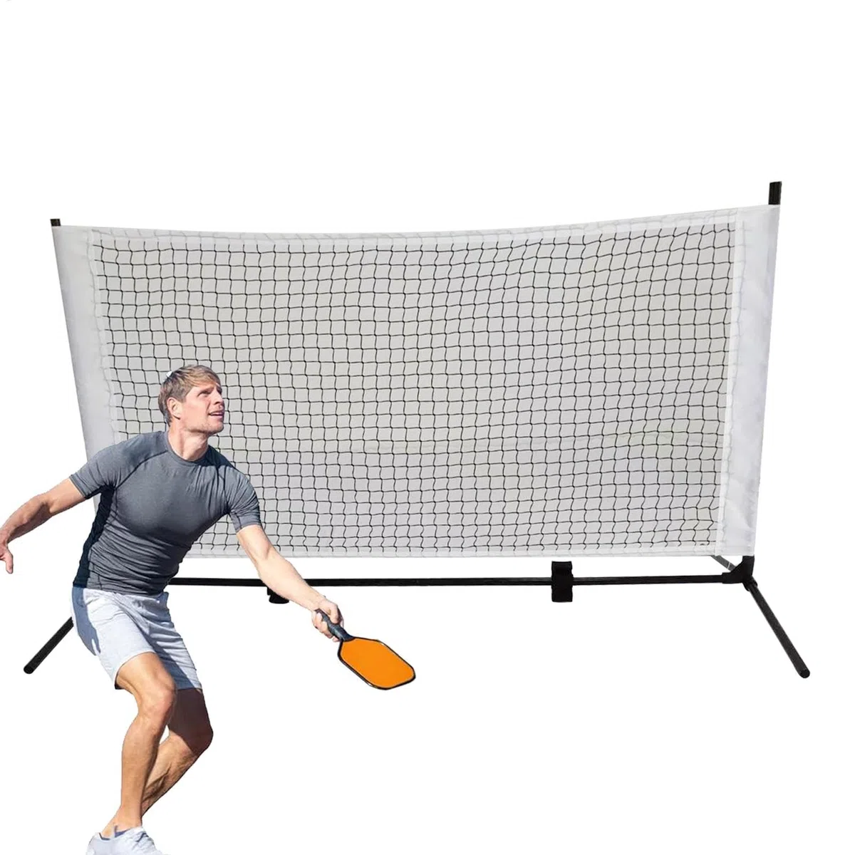 Rete da pickleball portatile, rete da allenamento per pickleball Rete da | Attrezzatura per palline di sottaceto per cortile, , , spiaggia, strada