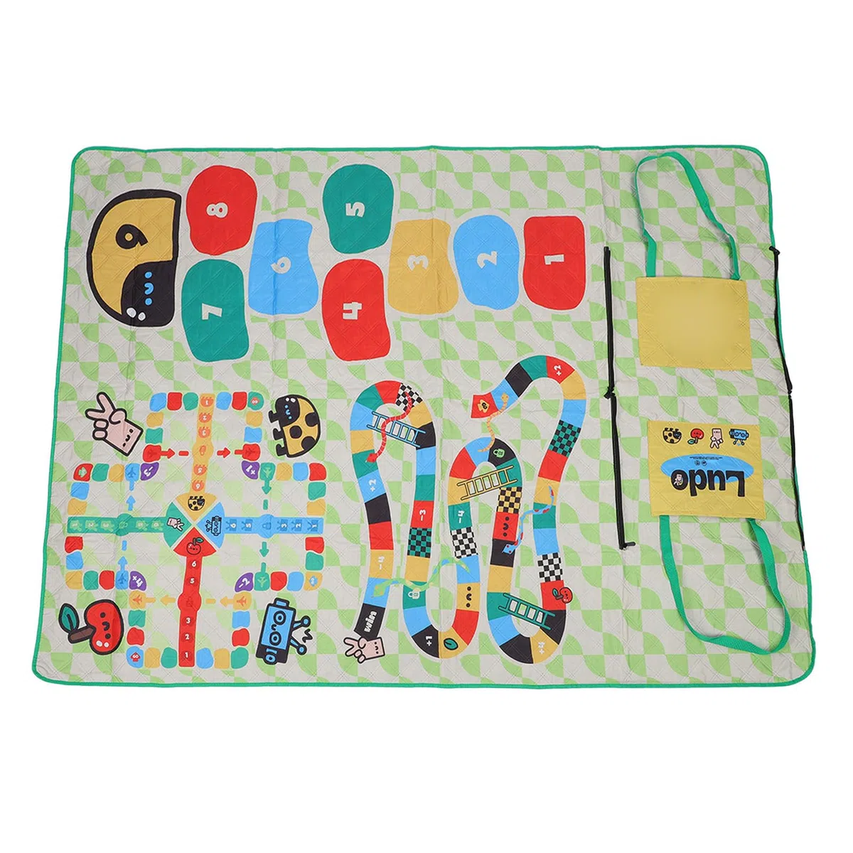 Matybobe Tappetino da Picnic, Grande e Spesso, Coperta da Gioco 3 in 1 per Esterni, per Gite Primaverili, Campeggi, Prati, Spiagge