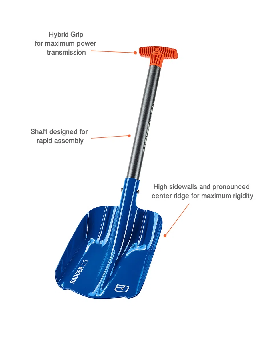 Ortovox 21280-00512 Shovel Badger Altri Accessori Unisex Adulto Safety Blue Uni