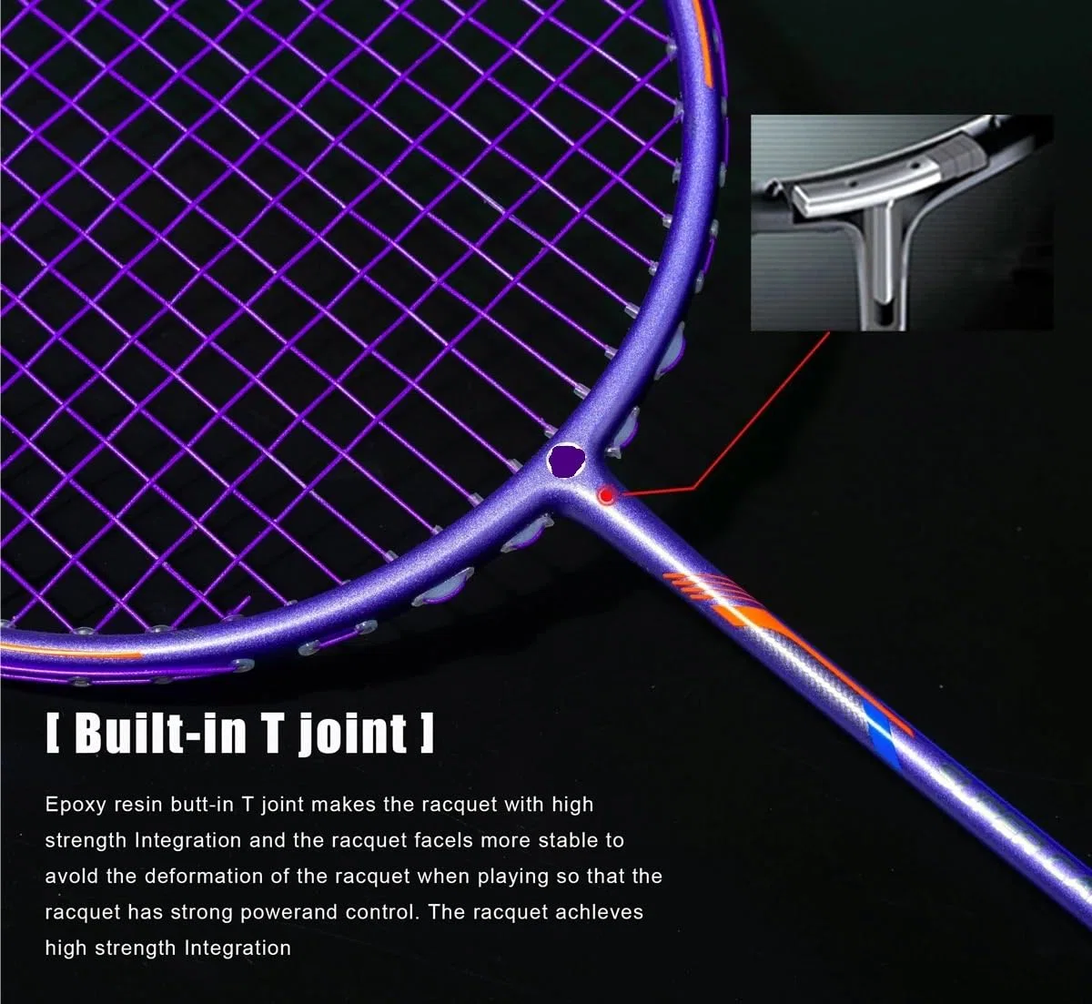 Badminton Set Racchetta da Badminton Ultraleggera con Arco e Freccia, Forza di trazione 13 kg, Sport all'Aria Aperta, Fibra Carbonio + Titanio