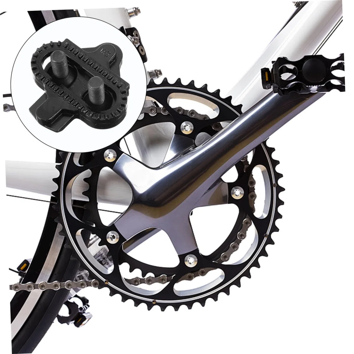 SUPVOX 1 Paio Di Tacchetti Per Biciclette Pedale Tacchetto Pedali Mtb Ciclismo Biciclette Tacchetto Per Rilascio Multidirezionale Tacchetto Piastra Paramotore Mountain