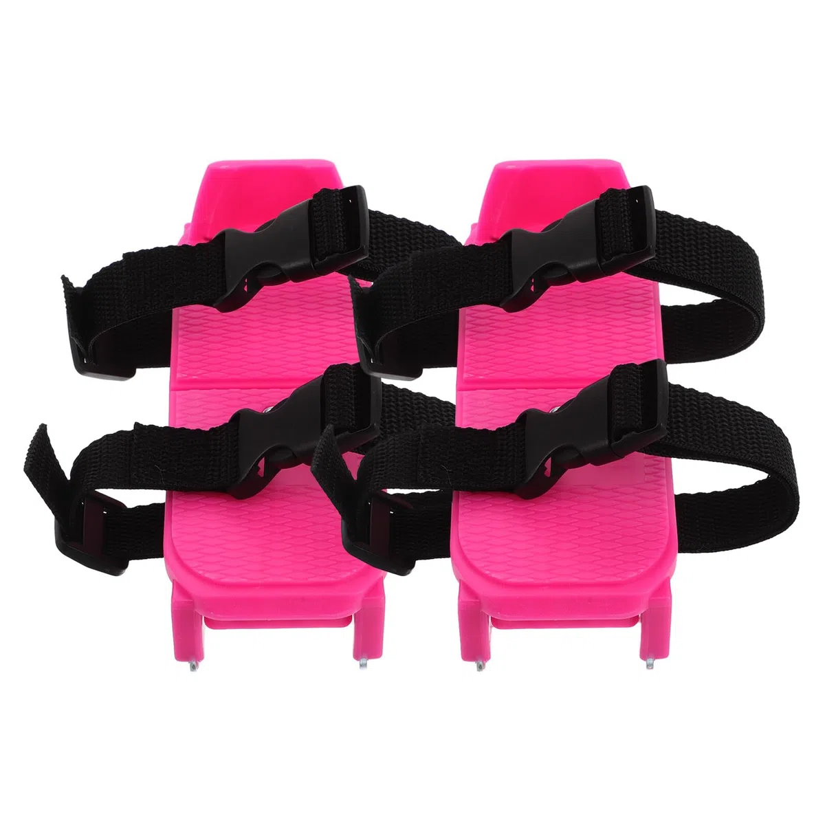 BESPORTBLE Scarpe da Pattinaggio Mini per Ragazzi, 1 Paio Regolabile | Rosa, Pp Metallo Ribbon, per Principianti, Uso su Pista nel Pattinaggio