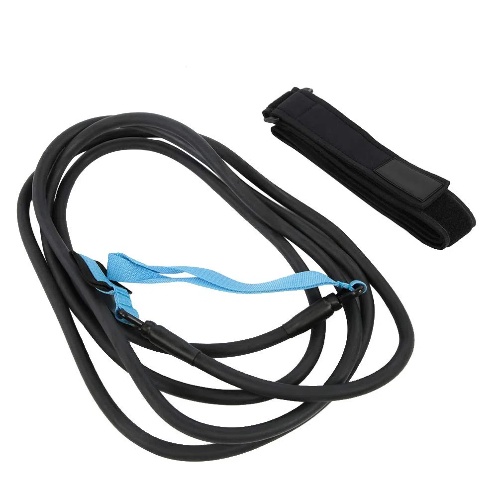Tbest Cintura di Resistenza Al Nuoto da 4 M per Allenamento in Piscina, Cinturino per Esercizi di Nuoto, Guinzaglio con Lattice Ad Alta elasticità, Accessori per il Fitness in Casa e in Palestra