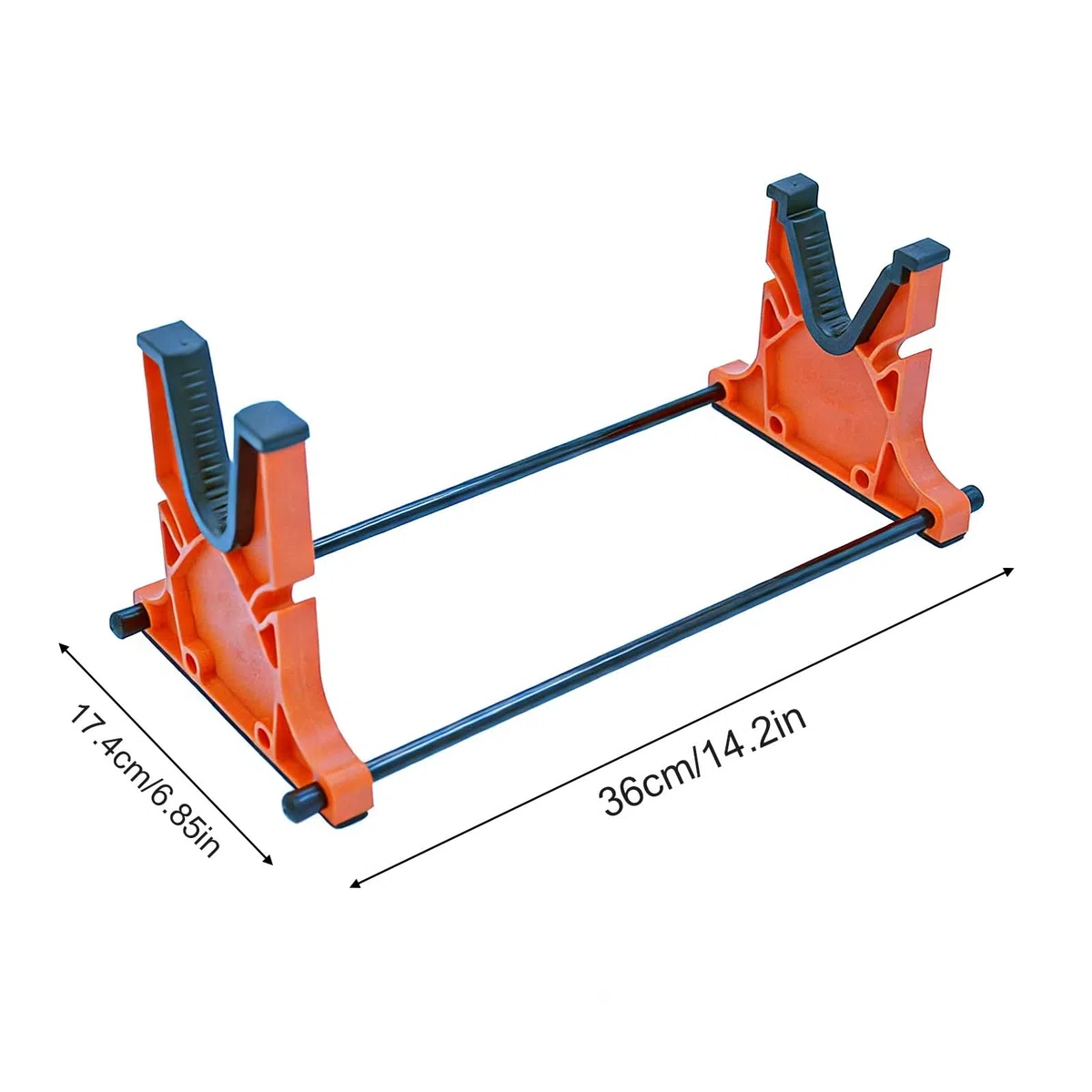Supporto da banco for Fucile, Supporto for poligono Regolabile for Fucile, Supporto for Fucili ad Aria compressa, Pulizia del Display e Manutenzione della Pistola(Orange)