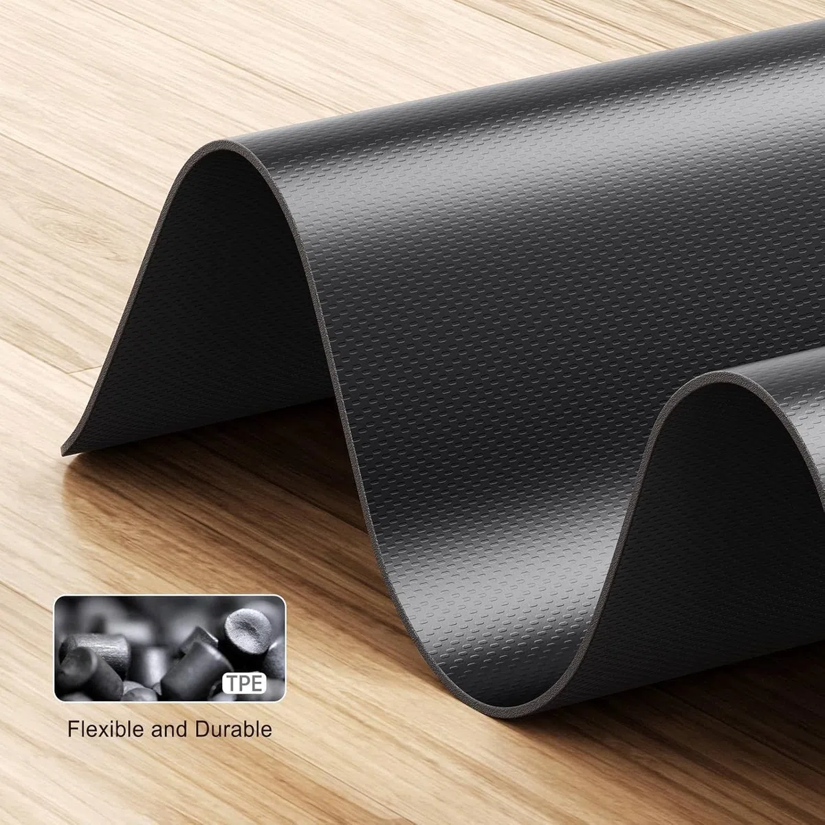 WalkingPad Tappetino Protezione Pavimento per Attrezzi Fitness, Tappetino Antiscivolo per Palestra in Casa Protezione per il Pavimento in Schiuma per Tapis Roulant, Yoga, Attrezzi da Fitness