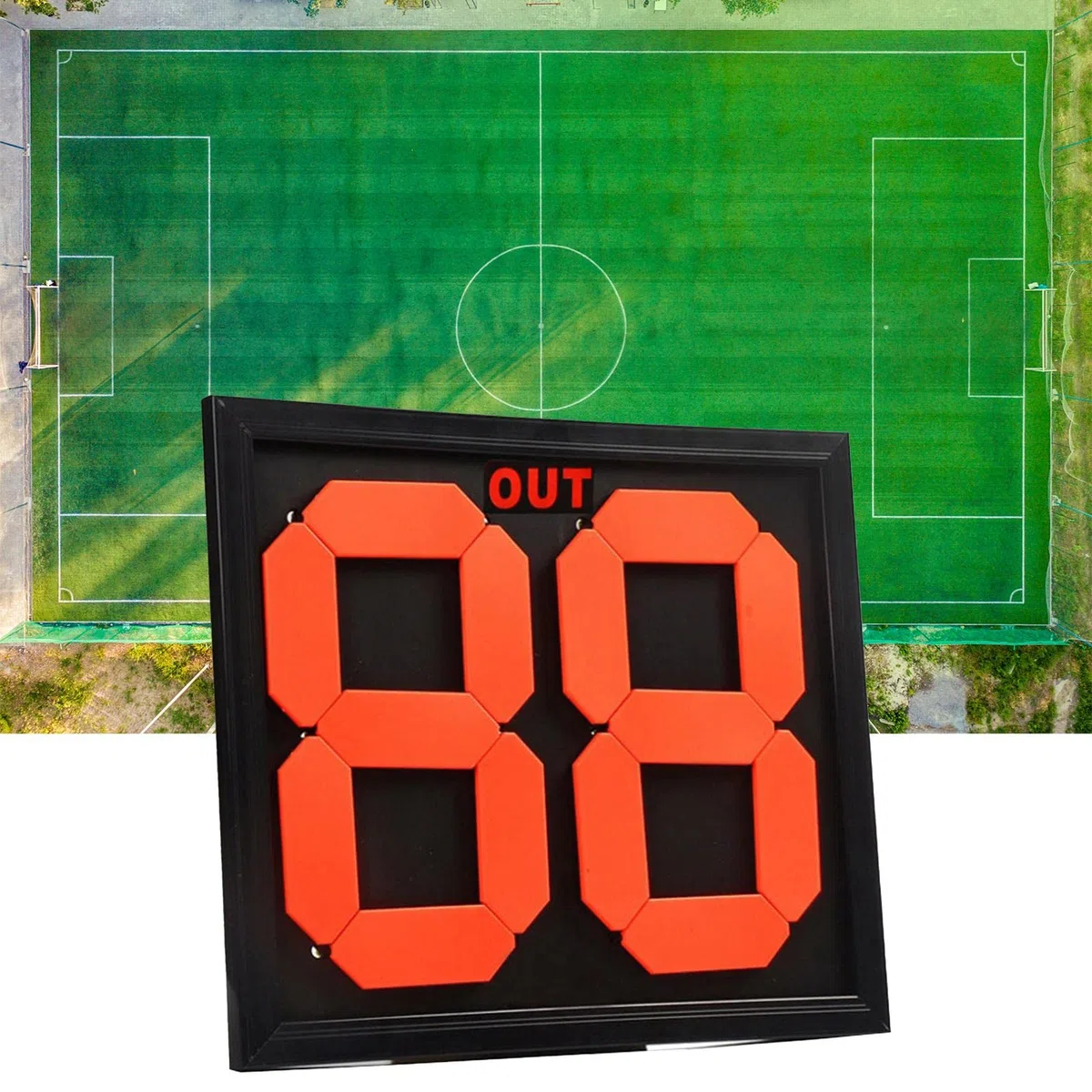 F Fityle Calcio Calcio Sostituzione Manuale Scheda Scheda pregevole fattura per Display Fluorescente Arbitro
