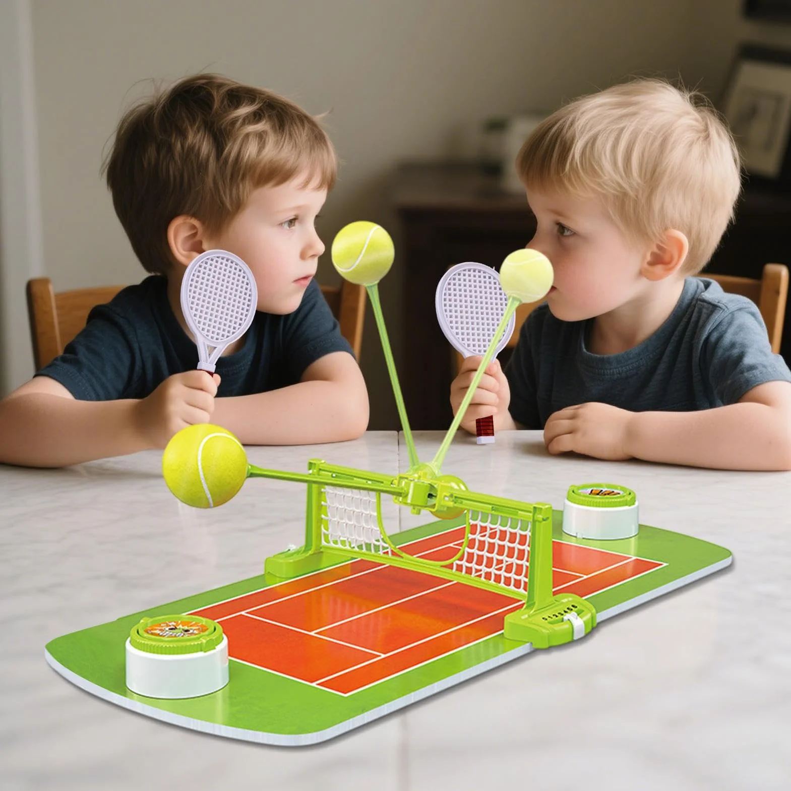 Tennis Da Tavolo Familiare Di Pong | Giocattolo Portatile Interattivo Per Due Giocatori Da Tavolo Indoor