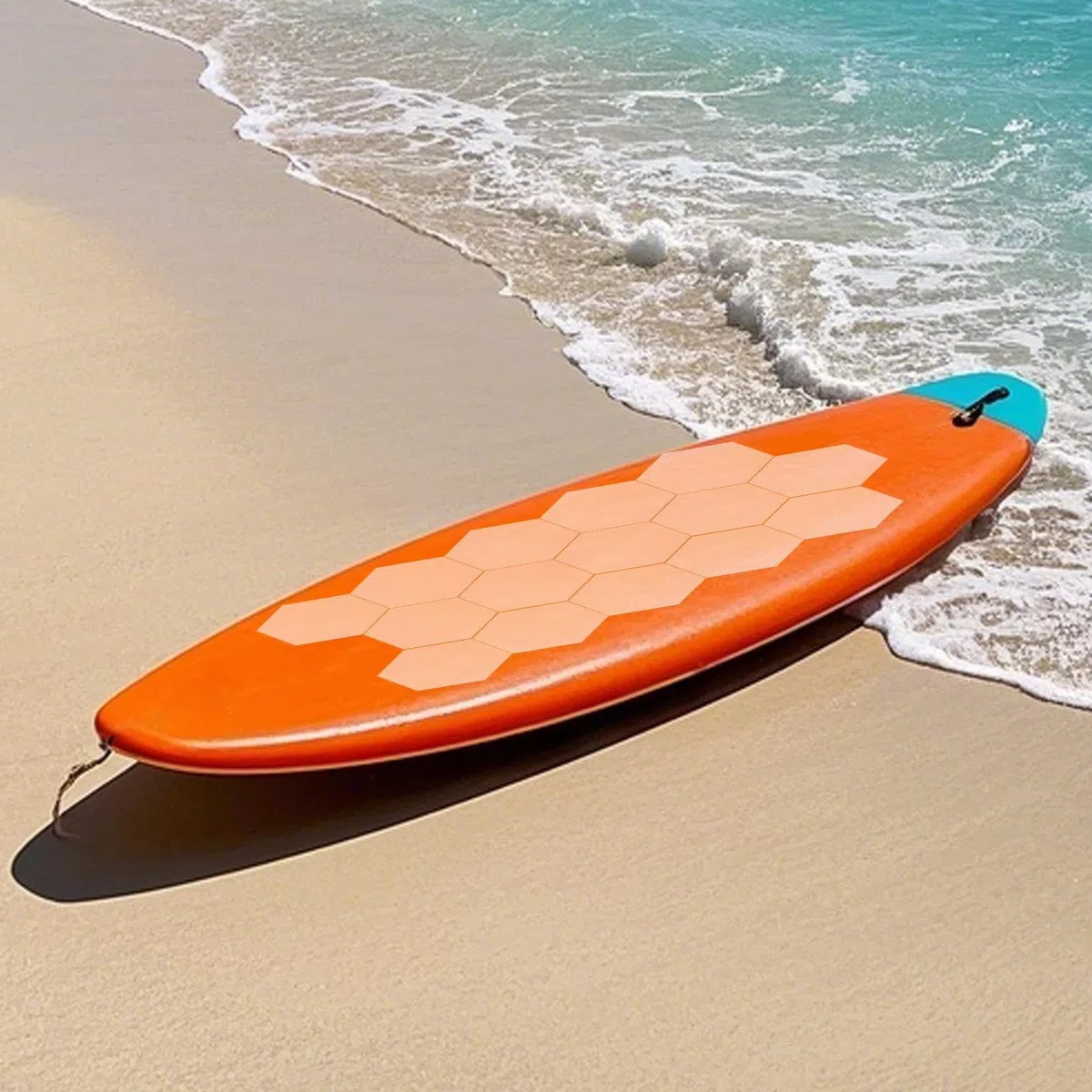 Tappeto Antiscivolo per Tavola da Surfing Adesivi Esagonali Grip del Deck | Tappeto Trazione Esagonale Surf per Sport Estivi all'aperto Skateboard Snowboard Paddleboard Kayak Pontoon ed Attività A