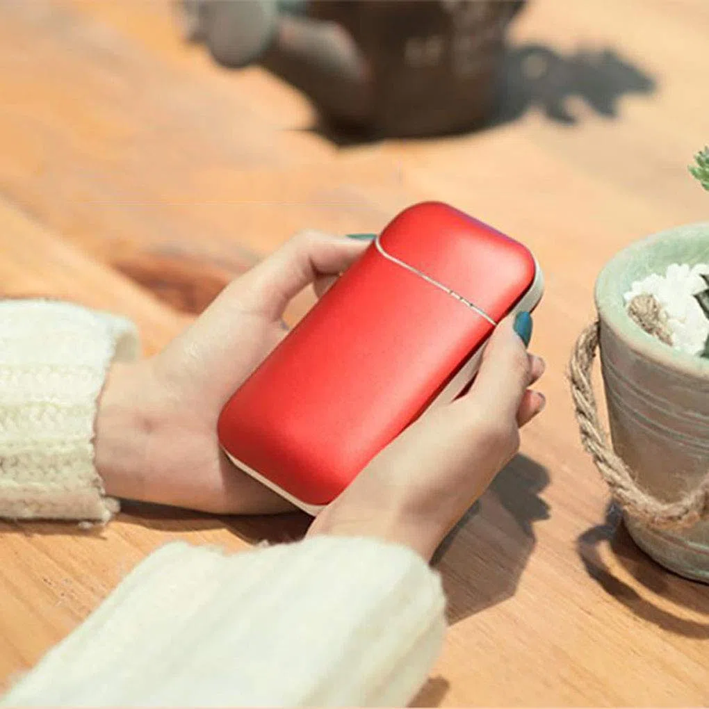 55 C Temperatura Nominale Scaldamani Ricaricabile Scalda Tasca USB Resistente Riscaldamento Portatile Riutilizzabile Migliori Regali Invernali Power Bank Champagne Oro
