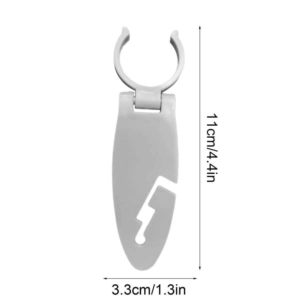 Generico 2 Pezzi Clip per Kayak per Paddle Board per Clip per Morsetto per Pinna espandibili per Paddle Board
