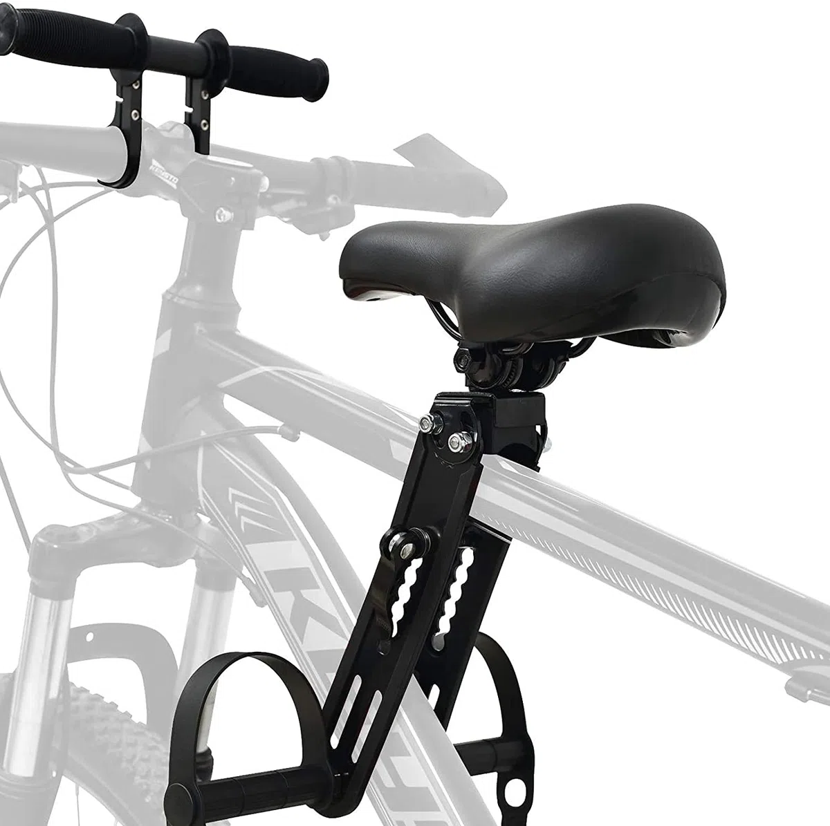 Bomoya Seggiolino per Bici da Mountain Bike, Rimovibile, per Bambini di 2 – 5 Anni, Compatibile con Tutti Gli Adulti MTB