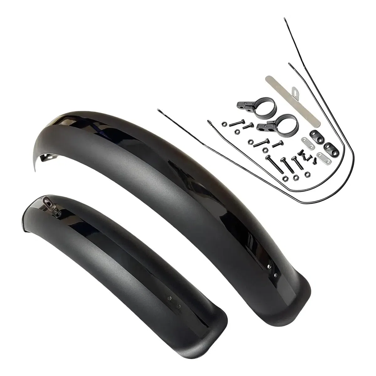 Parafanghi for bici, set di parafanghi for pneumatici larghi 26/20" X4.0, for da neve pieghevoli, elettriche B//M//X, bicicletta M//T//B, ricambi for ciclismo