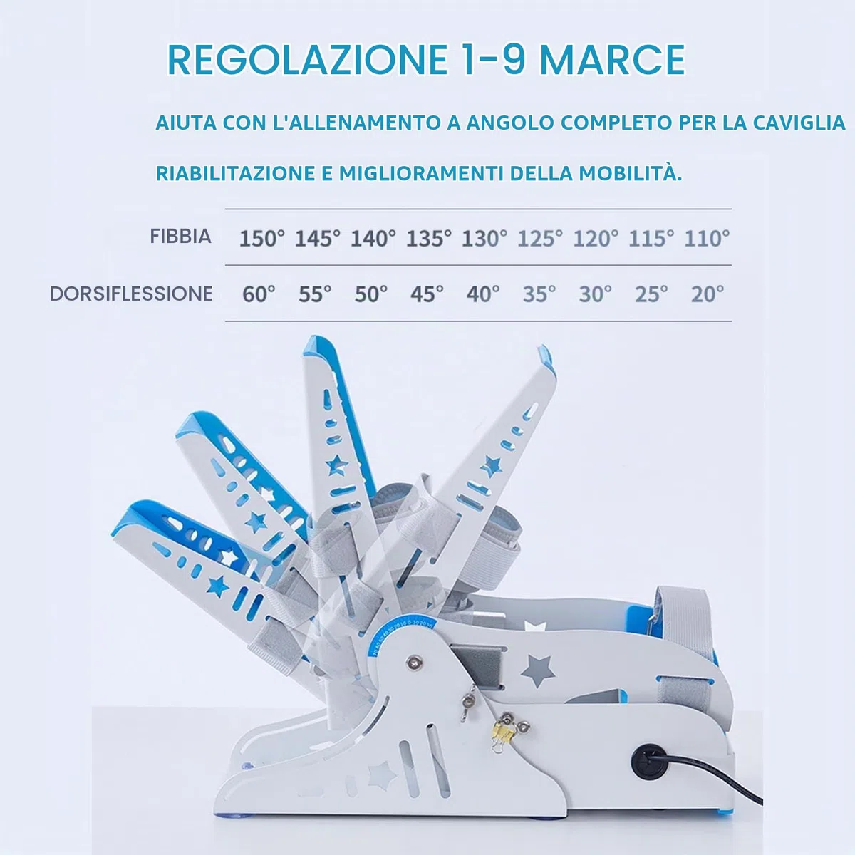 Allenatore Elettrico For Caviglia, Macchina For La Riabilitazione Della Flessione Delle Dita Dei Piedi E Della Dorsiflessione, Piede Con Dita Rotte, Cure Post-operatorie