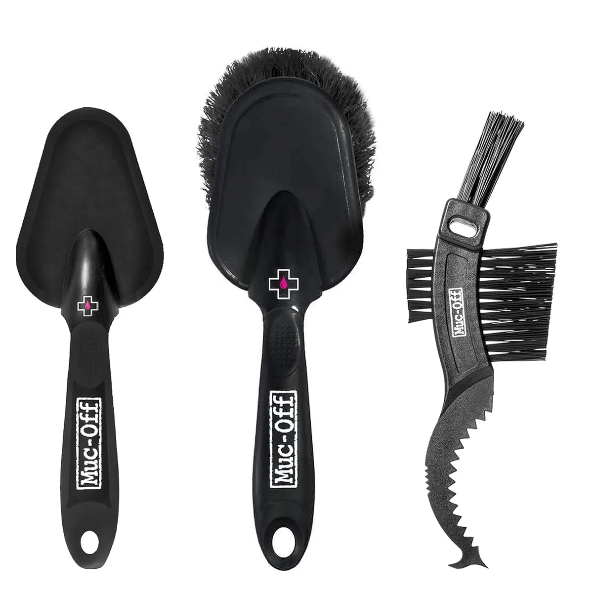 Muc Off - Set di 3 spazzole per la pulizia della bicicletta