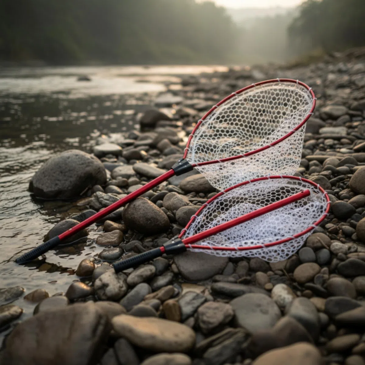 Rete da Pesca Atterraggio Guadino Telescopica Pieghevole con Asta in Lega di Alluminio Sacco in Silicone Antigancio Leggera Compatta Adatta a Pesca da