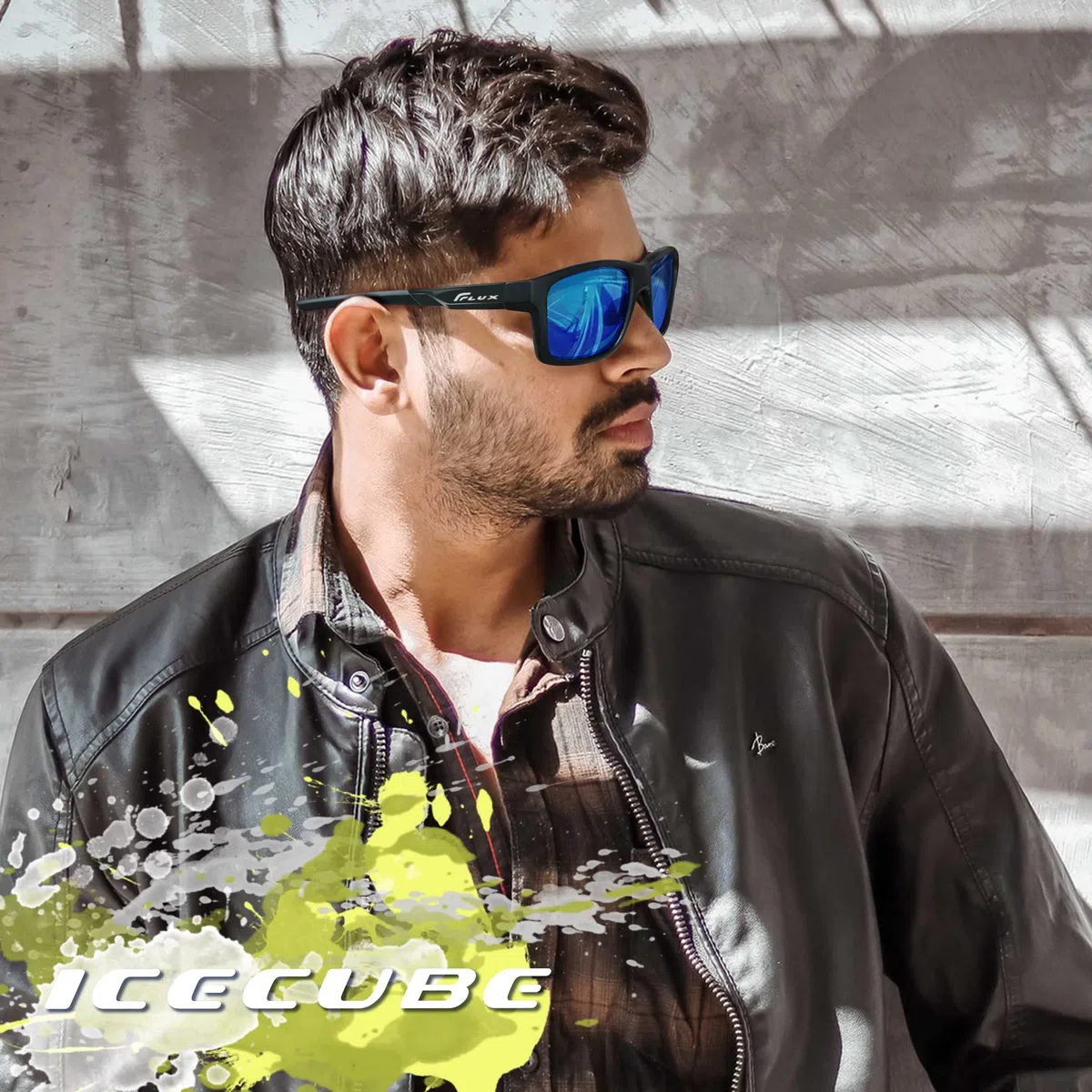 ICECUBE Verano occhiali da sole polarizzati sportivi con funzione antiscivolo e supporto per il naso regolabile e telaio leggero, per uomini e donne durante la guida, la corsa