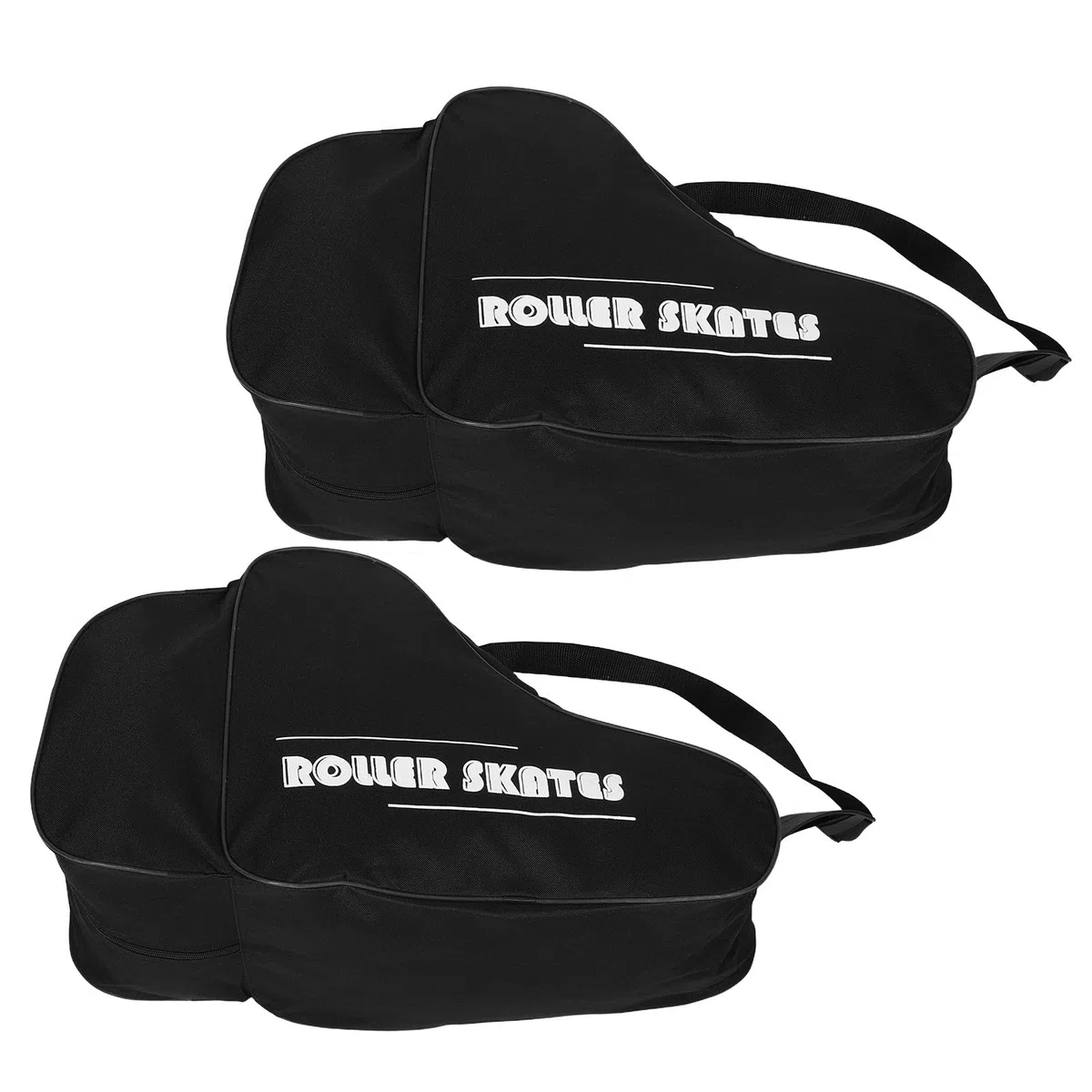 ULTECHNOVO Borsa per Pattini da Ghiaccio Unisex 2 Pezzi Spallaccio Singolo Organizer Scomparti Interni Protezione Extra Spessa per Pattini a Rotelle e Hockey per e Adulti