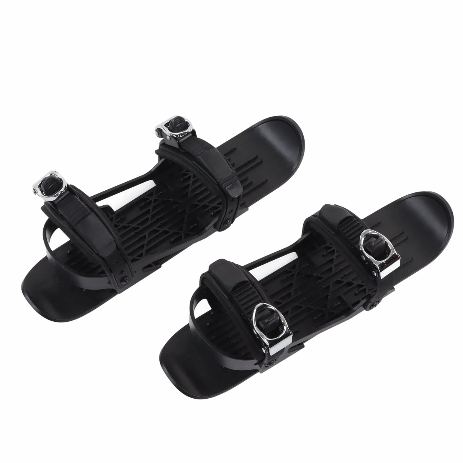 Mini Pattini da Sci Corti Mini Pattini da Sci Corti Regolabili Mini Pattini da Sci da Fissare Agli Scarponi da Sci Mini Pattini da Sci Corti per Neve Sport Invernali per Bambini per Sport(Nero)