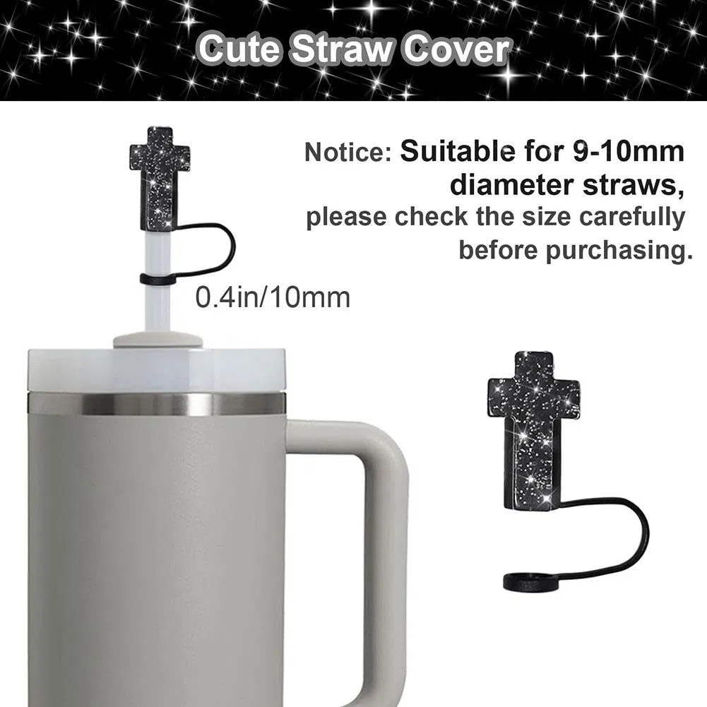 Accessori marroni per Stanley Cup 30 & 1134 g, per Stanley Cup set di accessori include coperture per cannuccia da 1 cm, cinturino riutilizzabile per bottiglia d'acqua, carino per ciondoli Stanley e