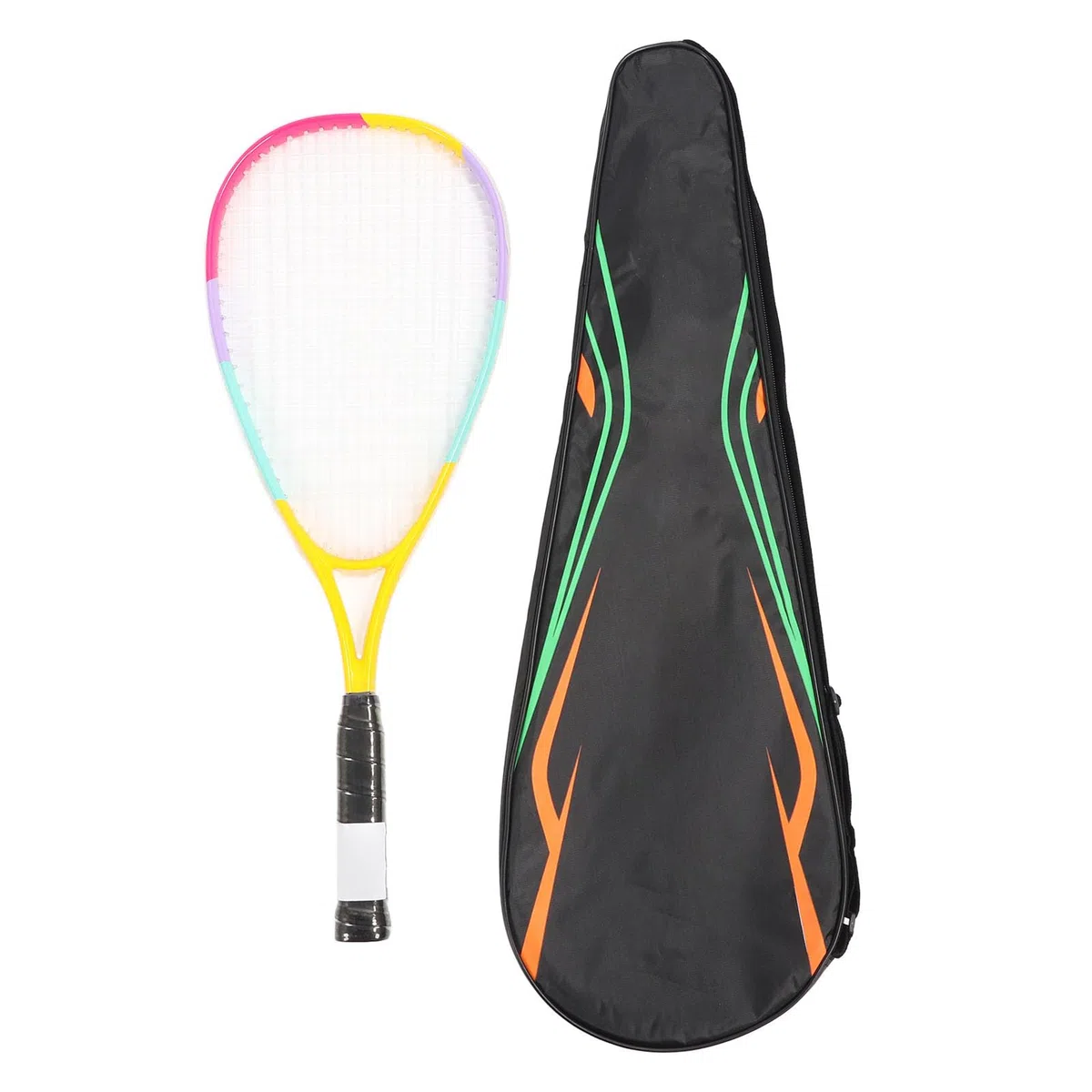 Naroote Racchetta da Squash con Faccia Oversize per Bambini | Leggero e resistente, impugnatura ammortizzante, adatto a vari campi