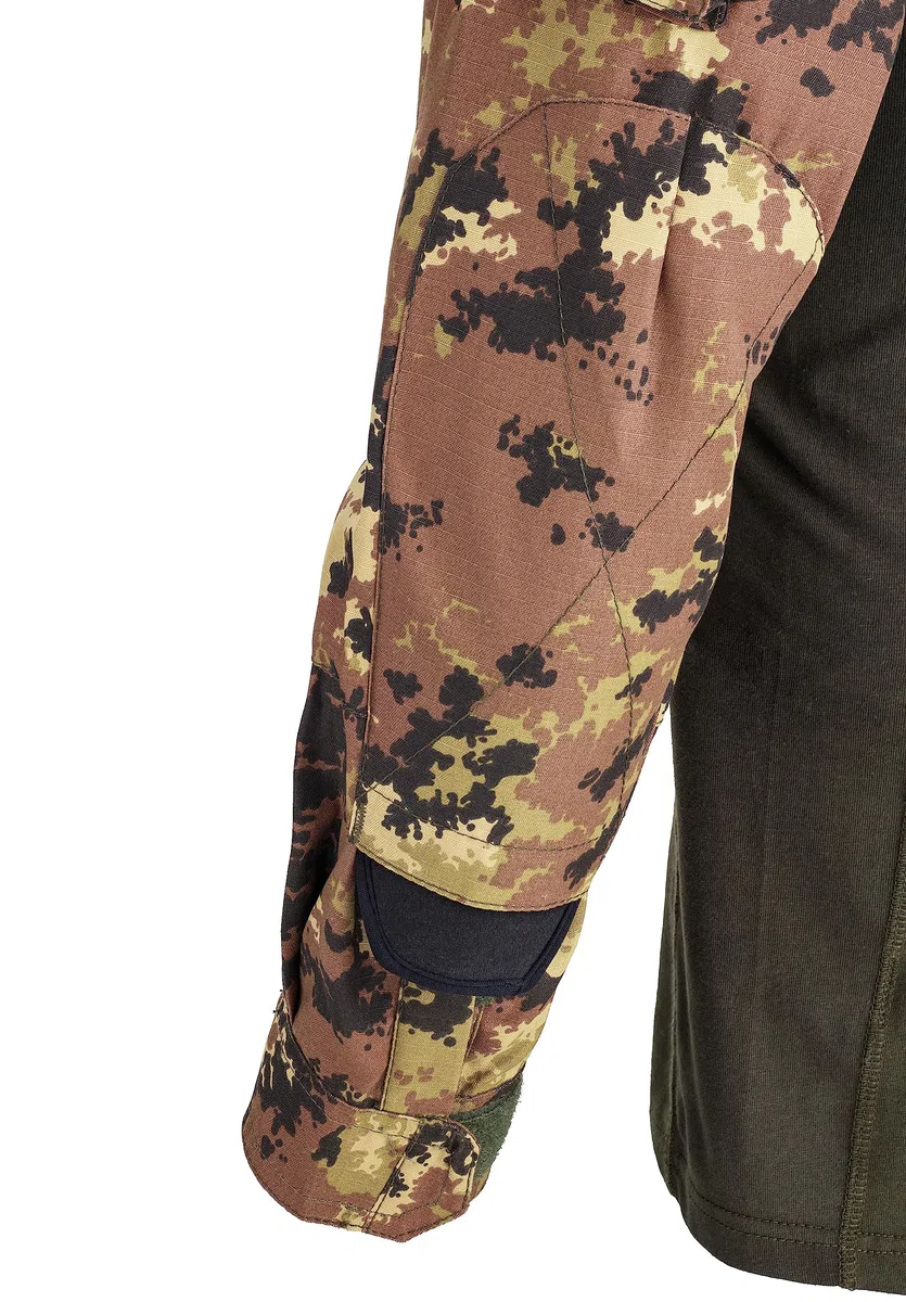 Combat Shirt Tiger 3267 Defcon5 con Tasche sui Gomiti per Protezioni Soft (Coyote