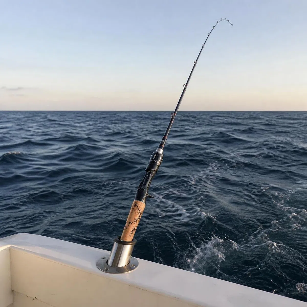 Canna da Pesca per Esche MH Hard | Impugnatura in legno, Canna da Lurecasting, Sessioni di pesca costiera, Per Pescatori Avventurosi