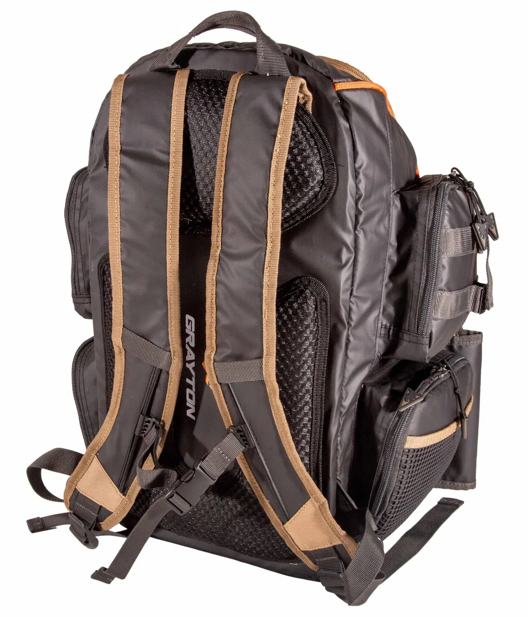 Grayton Zaino Tough Gear Multi (Incl. 5 Scatole Per Materiali) - Zaino Da Pesca