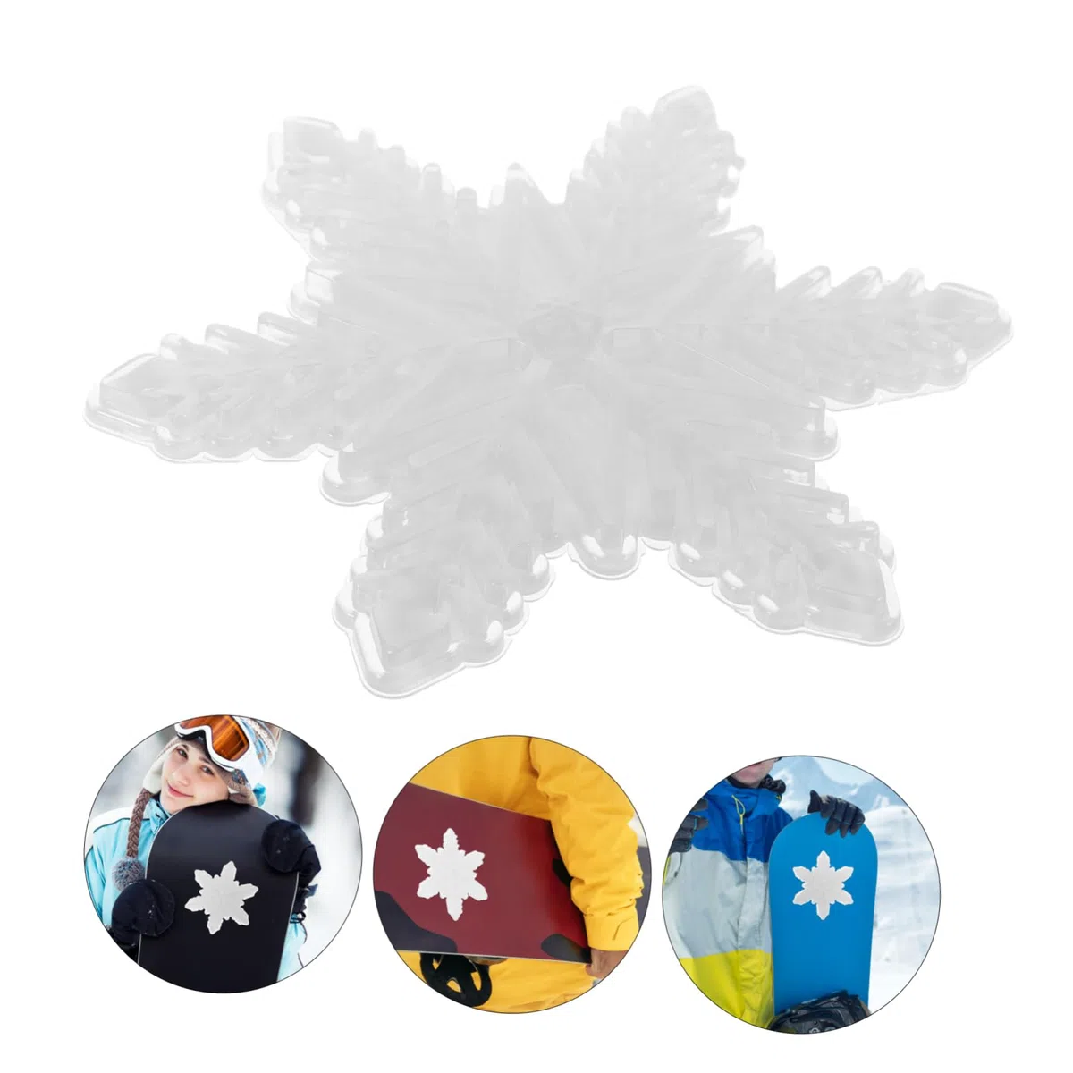YARNOW Skid Pad per Snowboard Nastro a Presa ASSE Pad Antiscivolo per Snowboard trazione con Adesivi Snowboard Accessori per Snowboard Adesivi di Fissaggio Decalcomania da Sci PVC