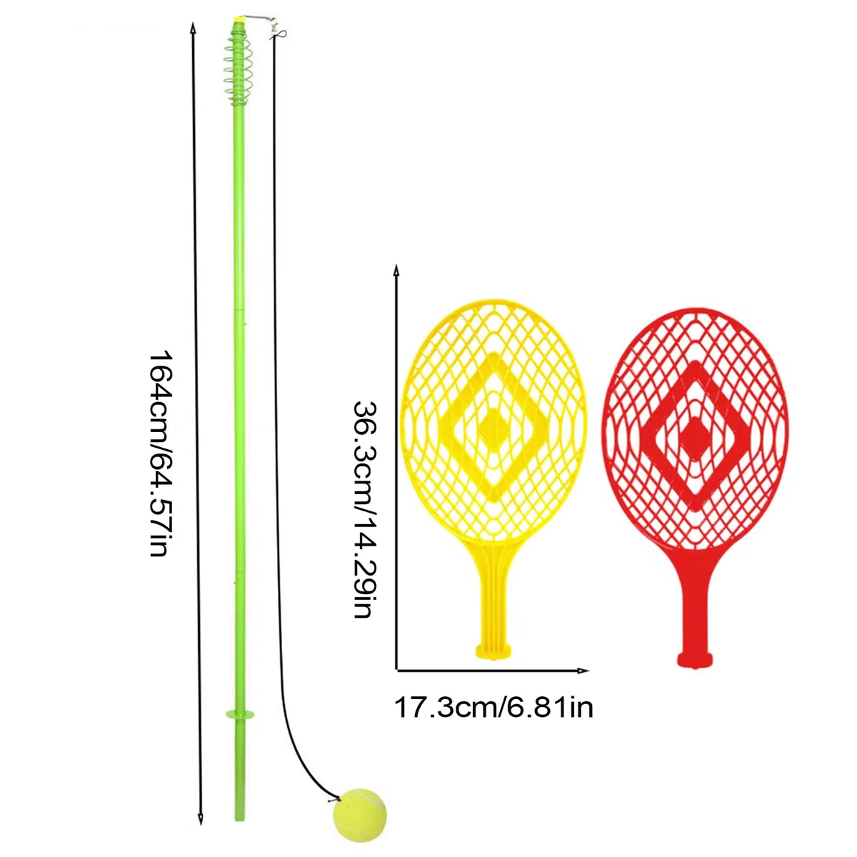 Allenatore Tennis Allenatore Portatile Per Tennis Singolo | Attrezzatura Per Esercizi Di Colpo E Swing Per Atleti