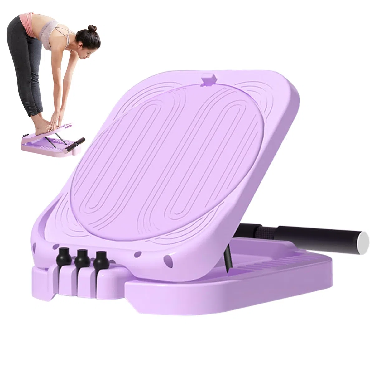 Stira Polpacci Attrezzatura Per Allenamento Portatile Multifunzionale A 9 | Tavola Inclinata Per Allungamento Del Polpaccio Per Esercizi Recupero Allenamento Yoga