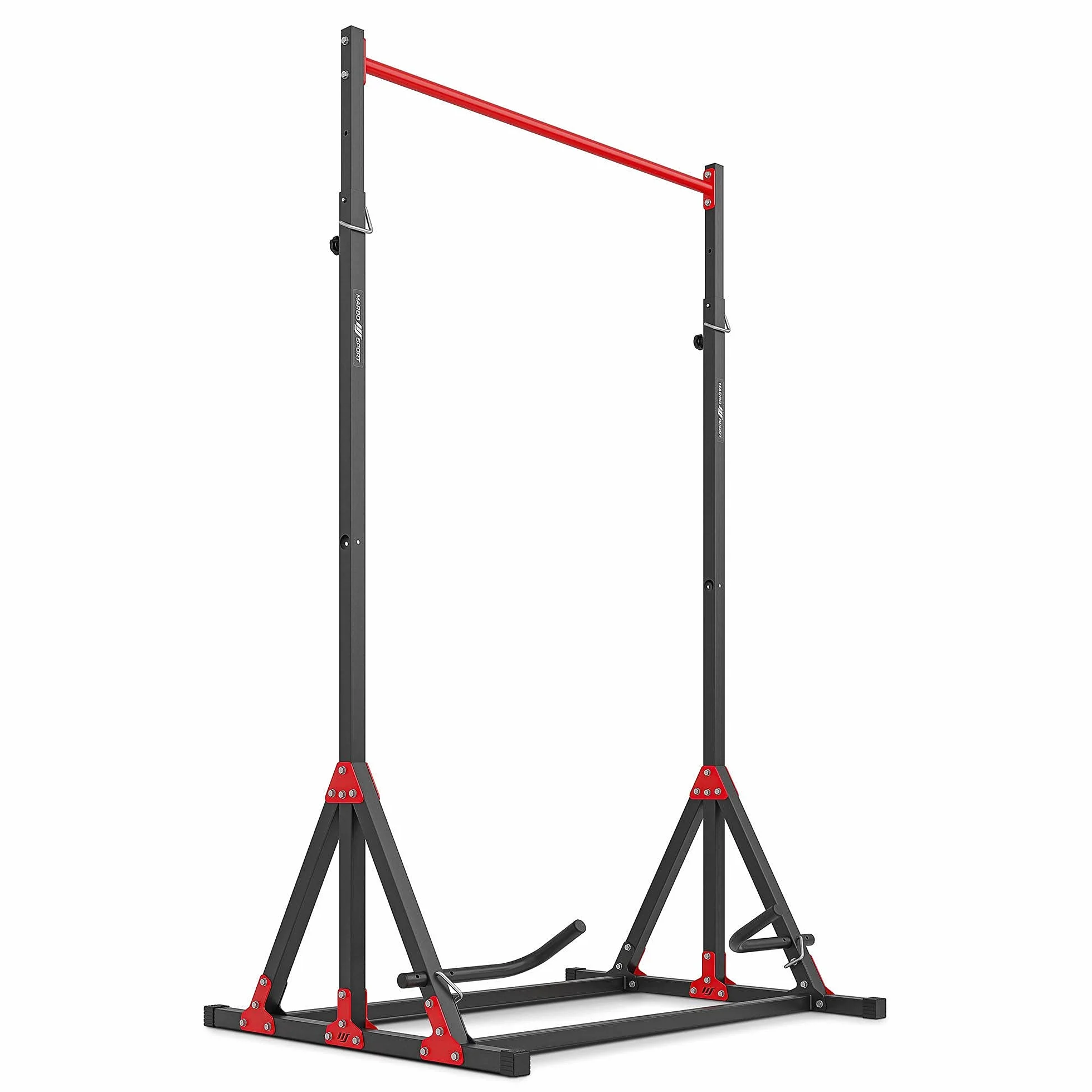 Marbo Sport - Power Tower - Multi-Palestra Stazionaria MH-D203 con Barra per trazioni, Stazione di Immersione e Regolazione in Altezza - attrezzi palestra casa, fitness - Prodotto in EU