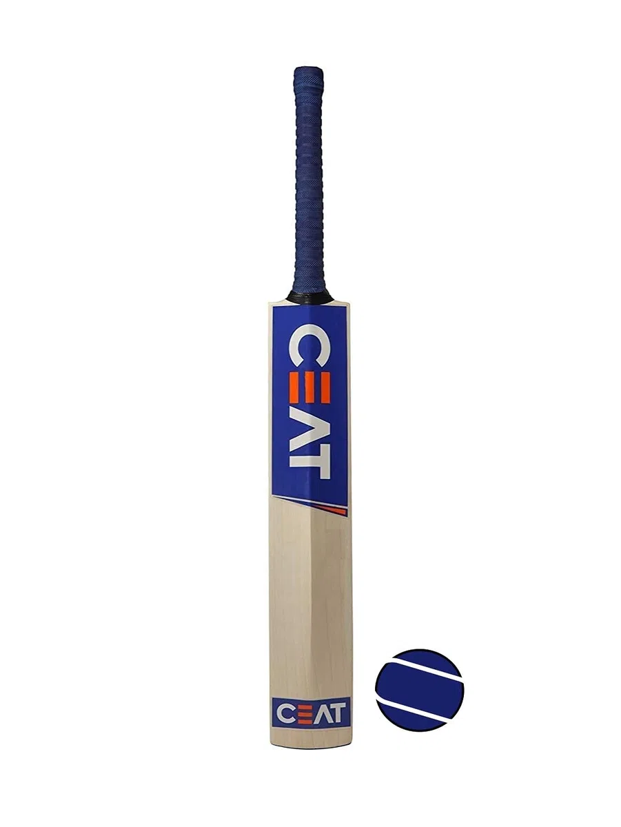 New Solid Popular Willow Cricket Bat with Tennis Ball and Bat Cover for All Tennis Balls Full Size…